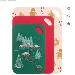 HOLIDAY TIME CUTTING MATS SET OF THREE NWT